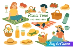 Picnic Time Clipart Set Product Image 1