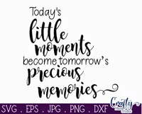Today's Little Moments Farmhouse Home Sign Svg Product Image 2