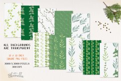 Herbs Seamless Patterns Digital Papers Mint Basil Sage Thyme Product Image 3