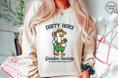 Dirty Hoes Garden Society|Funny Goose Gardening SVG Product Image 2