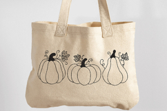 Three Pumpkins Machine Embroidery Design Product Image 2