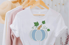 Pumpkin with Leaves Embroidery Design Product Image 2