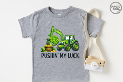 Pushin' My Luck St. Patrick's Day Construction|Boy St Patty' Product Image 3