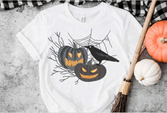 Halloween Pumpkin and Crow Embroidery Design Product Image 2