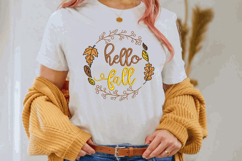 Hello Fall, Machine Embroidery Design Product Image 2