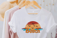 Beach Sunset, Summer Machine Embroidery File Product Image 2