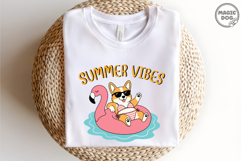 Summer Vibes Corgi|Funny Beach Dog Bikini|Pool Float Party Product Image 2