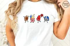 Football Doodles Game Day|Popcorn|Cheerleader|Retro Sport Product Image 4