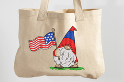 American Gnome Machine Embroidery Design Product Image 2