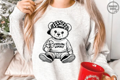 Lucky Shamrock Bear SVG|St. Patrick's Day Teddy Bear Product Image 2
