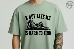 Bigfoot A Guy Like Me Is Hard To Find|Sasquatch Cowboy Dad Product Image 6