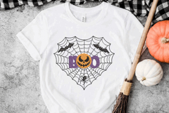 Spider Web, Boo, Bats. Halloween Machine Embroidery Product Image 3
