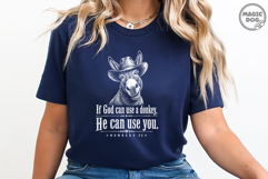 Christian Donkey If God Can Use A Donkey He Can Use You SVG Product Image 2