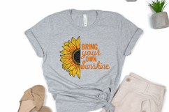 Sunflower embroidery. Bring Your Own Sunshine Product Image 2
