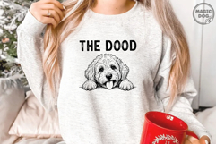 The Dood Cute Goldendoodle Funny Dog Quote|Pet Lover Clipart Product Image 2
