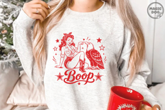 Retro Girl Boop Eagle|Vintage Patriotic 4th of July Merica Product Image 2