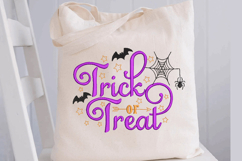 Trick or Treat Halloween Embroidery Design Product Image 2