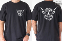 Highland Cow with Sunglasses SVG|Western Farm Animal Graphic Product Image 2
