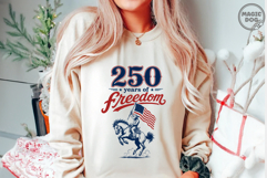 USA 250th Anniversary Cowboy Rider|Patriotic 4th July SVG Product Image 2