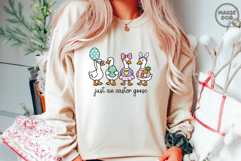 Easter Goose SVG|Silly Spring Squad|Just an Easter Goose Product Image 4