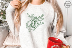 Cowboy Riding Alligator|Funny Western Gator Rodeo Product Image 2