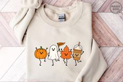 Halloween Fall Doodle Pumpkin Spooky Character Autumn Season Product Image 2