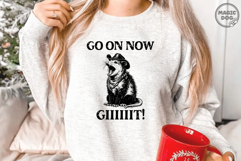 Funny Cowboy Opossum Go On Now Giiiiiit|Western Humor Product Image 3