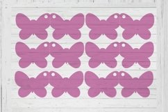 2 inch butterfly fold in half card tag ai dxf sag png files Product Image 1