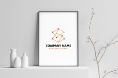 Abstract Connection Tech Logo Template Product Image 2