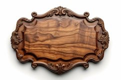 Vintage Wooden Nameplate Signboard Product Image 1