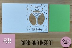 Birthday card insert design| Paper cutting | Cricut Joy svg Product Image 4