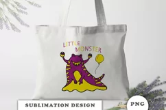 Little Monster Sublimation Designs Downloads PNG Product Image 2