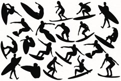Surfer silhouettes Product Image 2