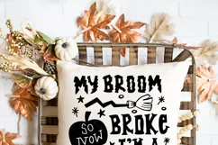 My broom broke so now I am a teacher, SVG halloween Product Image 2