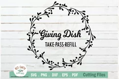 Christmas Sharing plate, Giving plate SVG,DXF,PNG,EPS,PDF Product Image 2