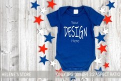 4th of July Baby Bodysuit Mockup|Patriotic mockup | America Product Image 1