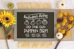Autumn Acres SVG Cut File - Fall Farmhouse SVG PNG DXF EPS Product Image 3