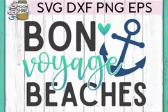 Bon Voyage Beaches SVG DXF PNG EPS Cutting Files Product Image 2
