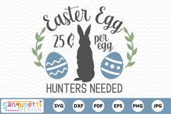 Easter egg hunters | Bunny pillow SVG Product Image 2