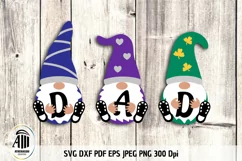 Dad SVG| Father's Day Gnome| Gnomes SVG| Gnome DAD SVG Product Image 1