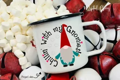Chillin' with my Gnomies, Gnome design. SVG / DXF / PNG Product Image 3