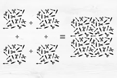 Artist pattern svg Artist svg Pencil Brush Scissors svg png Product Image 3