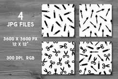 Artist pattern svg Artist svg Pencil Brush Scissors svg png Product Image 4