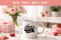 Love Never Fails SVG Bundle | PNG Product Image 3