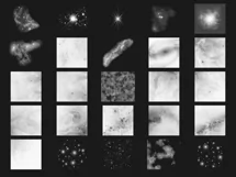 100 STARS, MOON TRANSPARENT PNG FILES, PHOTOSHOP OVERLAYS Product Image 12
