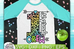 1st Grade Crew SVG DXF PNG EPS Cutting Files Product Image 1