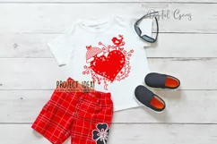 Bird and heart paper cut design SVG / DXF / EPS / PNG files Product Image 6