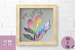 Pop up flower bundle| Paper cutting | 3d flower SVG Product Image 3