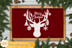 Reindeer SVG | Merry Christmas SVG | Funny Christmas SVG Product Image 2