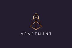 luxury apartment logo in modern style Product Image 1